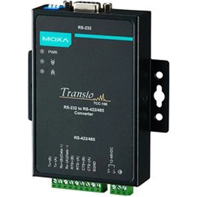 Moxa Индустриален медиа конвертор, RS-232 към RS-422-485, Moxa (TCC-100)