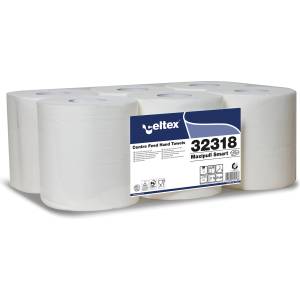 Celtex Хартиени кърпи на ролка CELTEX Maxi Smart бели двуслойни - 6 бр