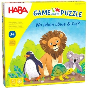 HABA Образователен пъзел-игра Haba - Къде живеят животните (2011724001) - ozone