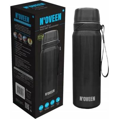 N'oveen termoska odstíny šedé 700 ml