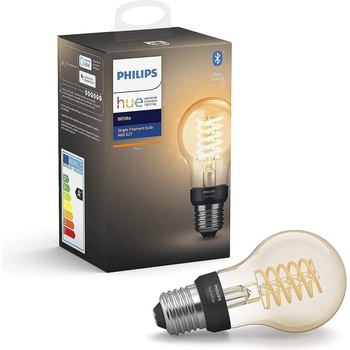 Philips Смарт крушка Philips Hue Edison А60, E27, 550 lm, White filament (Philips Hue Edison А60 E27 550 White filament)