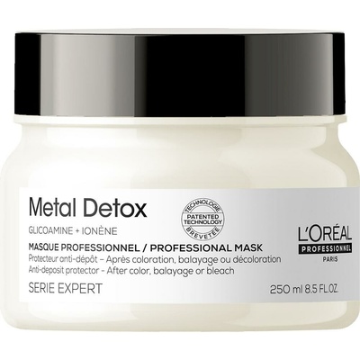 L'Oréal Professionnel Metal Detox hĺbkovo vyživujúca maska na farbené a poškodené vlasy 250 ml