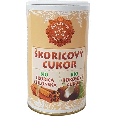 Altevita Bio kokosový cukr skořicový cukřenka 100 g