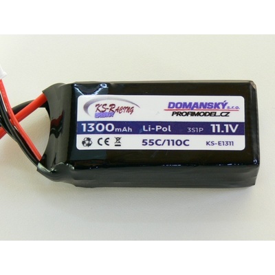 Profimodel KS-Racing Energy Li-Po baterie 1300mAh / 11,1V / 55/110C