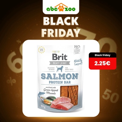 Brit Jerky Salmon Protein Bar 80 g