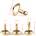 SuperLove Mushroom Urethral Plugs Set Gold