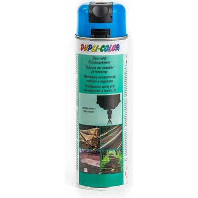 Dupli-Color fluorescenčný modrý značkovací zvislý sprej 500ml