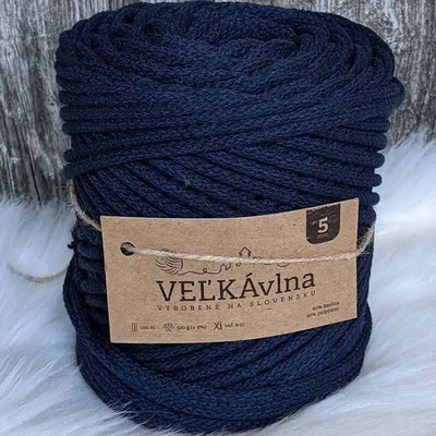 Velká vlna Špagát 5mm Safír