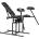 Master Series Leg Spreader Obedience Chair Black