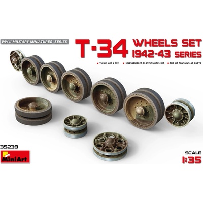 MiniArt T-34 Wheels Set 194243 Series 1:35