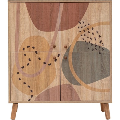 Kalune Design Шкафче от декор от дъб в естествен цвят 95x111 cm Multilux - Kalune Design (869VEL4517)