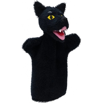 Image 1 of Moravská ústředna Brno Кукла за театър Moravska ustredna Brno - Добрият вълк, 28 cm, черен (22603C)