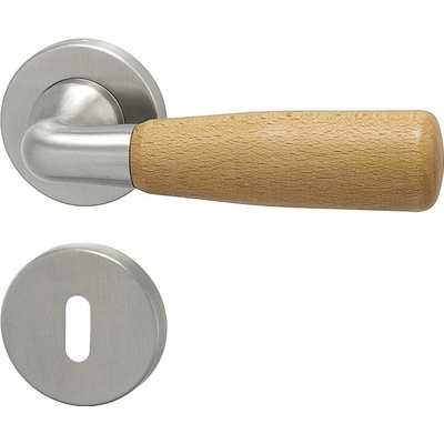 HOLAR WS 01 WC klika/klika přírodní/matný satin
