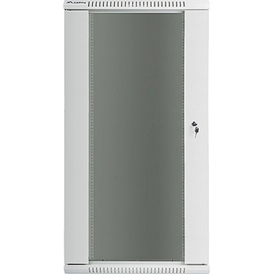 Lanberg rack cabinet 19 wall-mount 27U / 600x450 for self-assembly (flat pack), grey (WF01-6427-10S)