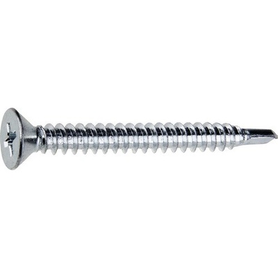 Samovrtný šroub zapuštěná hlava 3,5x32 PH, zinek bílý, 1000ks – Sleviste.cz