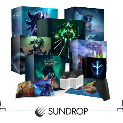 Awaken Realms Lords Of Ragnarok Final Collectors ALL-IN Pledge Sundrop + Valkyrie Hero ENG