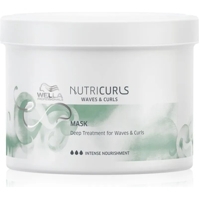 Wella Nutricurls Waves & Curls изглаждаща маска за чуплива и къдрава коса 500ml