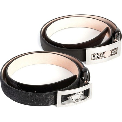 Pásek DeNiro kožený Luxury Glitter Black