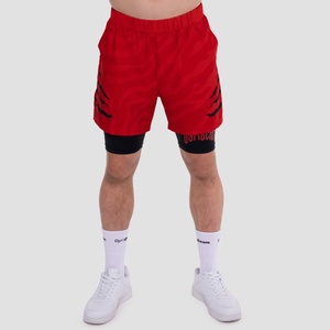 GymBeam Шорти 2 в 1 Grind Red XXL
