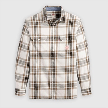 Levi's Men's Classic Worker Overshirt - Siri Plaid Egrt