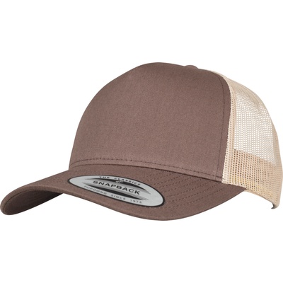 Urban Classics Шапка с козирка 5-Panel Retro Trucker 2-Tone Cap brn/khaki one sizeUB-6506T-00632 - Черен, размер one size