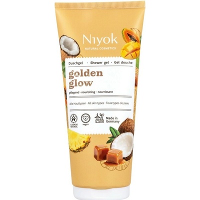 Niyok Sprchový gel Golden glow sladká exotika 200 ml