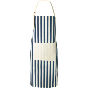 Предна престилка Kate Blue от органичен памук с джоб (1399NV)