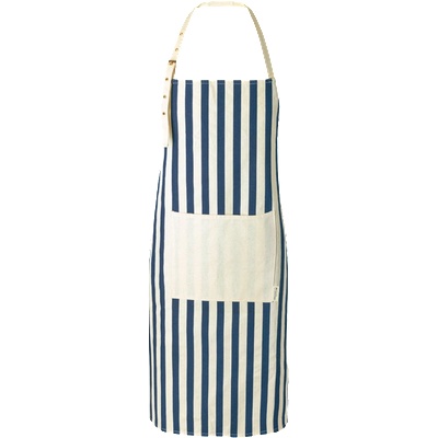 Предна престилка Kate Blue от органичен памук с джоб (1399NV)