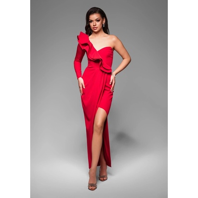 Edoti Evening dress LA-OM-DL červená