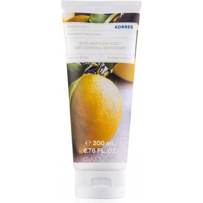 Korres hydratační tělové mléko s bazalkou a citronem 200 ml