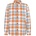 KnowledgeCotton Apparel Мъжка риза с копчета KnowledgeCotton Apparel Checked Loose Fit Padded Overshirt Shirt - Orange Check - размер XL (033-2922-0115)
