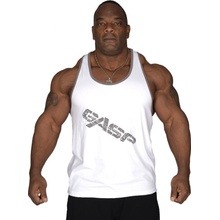 Gasp Vintage T-Back white tank tílko Gasp biela