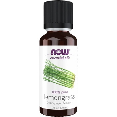 NOW Lemongrass Oil | 100% Pure Cymbopogon Flexuosus [30 мл]