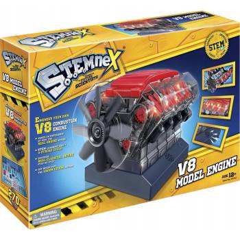 Amazing Toys Научен STEM комплект Amazing Toys Stemnex - Двигател V8 с вътрешно горене (AT39102)