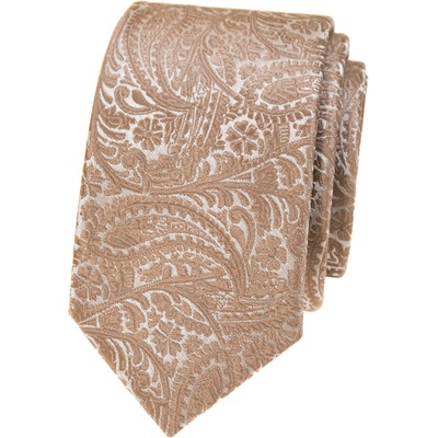 Avantgard Kravata Slim Lux 571-22618 béžová