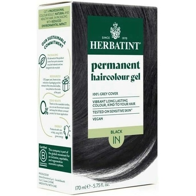 HERBATINT Bylinná barva na vlasy 1N Černá
