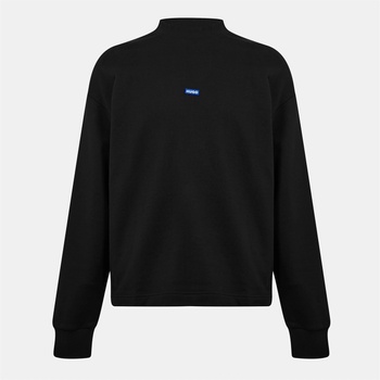 HUGO BOSS Блуза Hugo Men's Cotton Relaxed Fit Crew Sweatshirt - Black 001