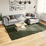 vidaXL Килим HUARTE с къс косъм, мек и миещ се, горско зелен 200x280см (375100)