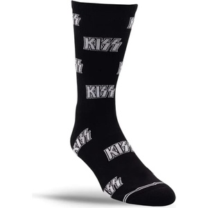 Perri´s socks чорапи perri's sock - kiss - ЛОГО all over- ЧЕРЕН - ksa301-001