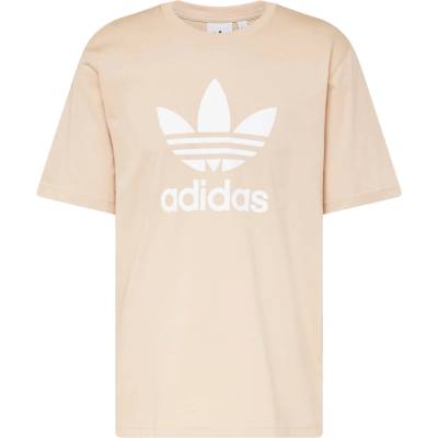 Adidas originals Тениска 'Adicolor Trefoil' бежово, размер XXL