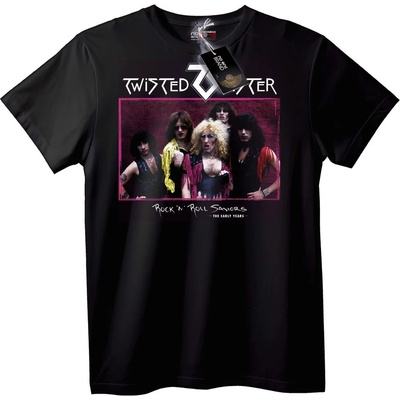 NOONEBRAND Тениска Twisted Sister Спасители на Рок - 2XL, White