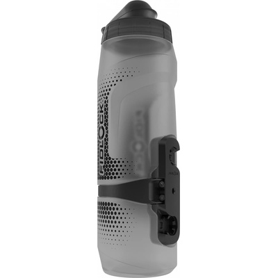 FIDLOCK Бутилка за велосипед Fidlock Twist Bottle 800 + Bike Base Cycling water bottles - Transparent Black / Fidlock-Logo - размер 800 ml (533-1624-0211)