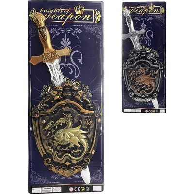 Lamps meč plastový 46 cm se štítem – Hledejceny.cz