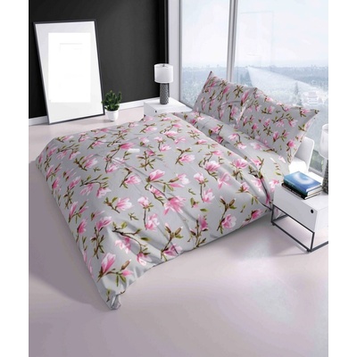 TiaHome Obliečky krep Magnolia Vankúš 70x90 Paplón 140x200
