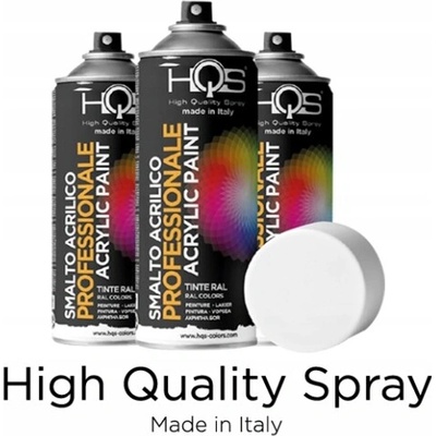 Akrylový sprej čierny matný HQS RAL 9005 400ml