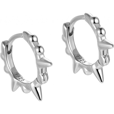 Olivie stříbrné náušnice HROTY 8498