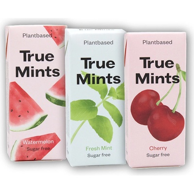 TRUE MINTS PASTILKY BEZ CUKRU S PŘÍCHUTÍ MÁTA 13 g