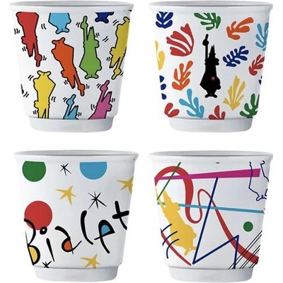 Bialetti Arte porcelánové šálky na espresso 4 x 60 ml