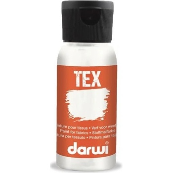 Darwi TEX Farba na textil 100050010 biela 50 ml