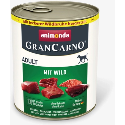 Animonda Gran Carno Adult hovädzie a divina 6 x 800 g